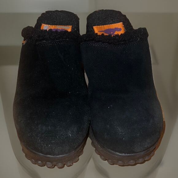Rocket Dog Fuzzy Black Platform Clogs Women's Size 9M Y2K Style Shoes - Picture 2 of 6